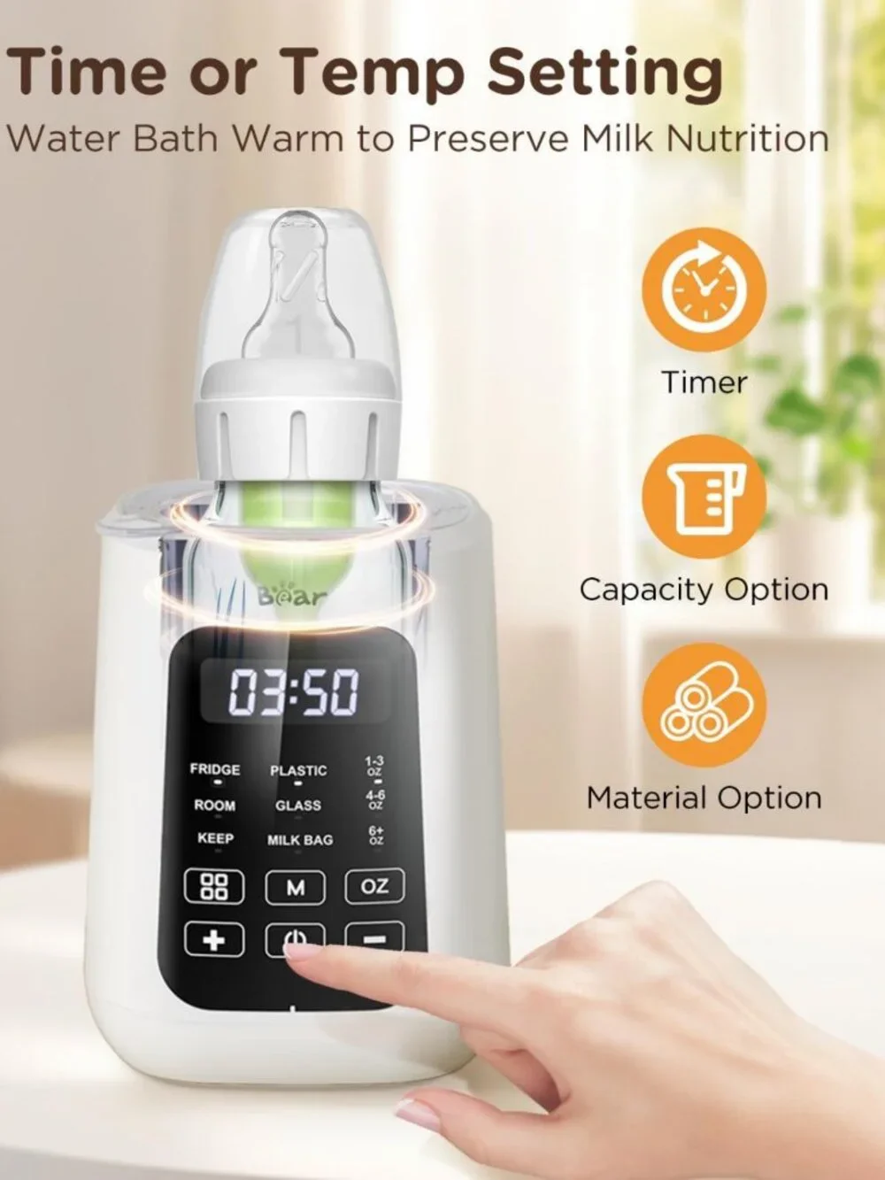 Fast Baby Bottle Warmer for Breast Milk & Formula | Newborn Essentials, Auto